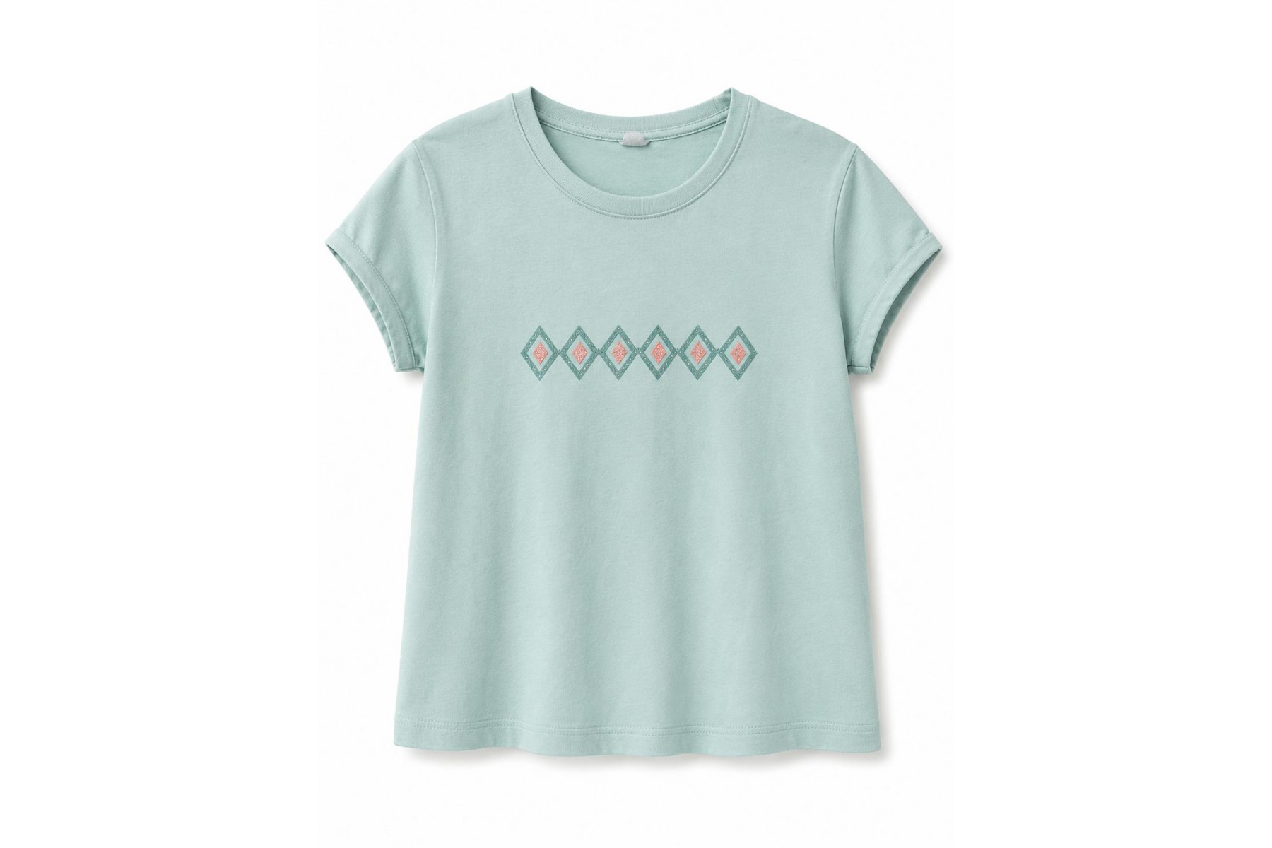 KARE BASKILI TSHIRT 