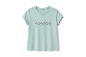 KARE BASKILI TSHIRT 