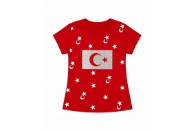 SİMLİ AY YILDIZ TSHIRT 