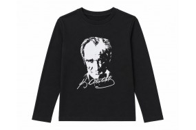 ATATÜRK BASKILI UZUN KOLLU TSHIRT